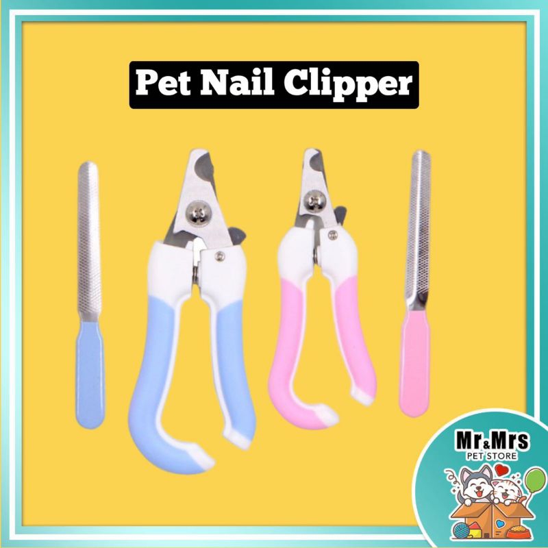 Pet Nail Cutter with Nail File Pemotong Kuku Kucing Pet Accessories Pet