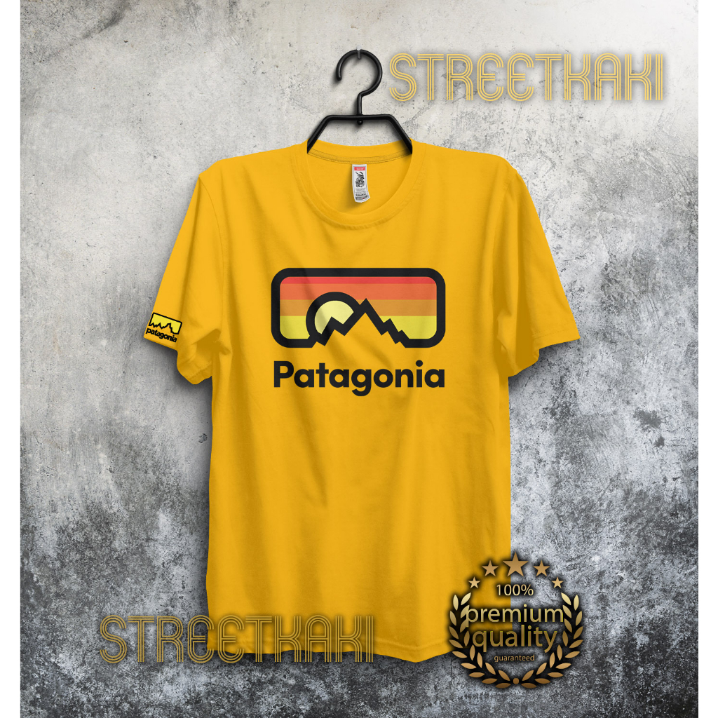 Patagonia T Shirt Microfiber Dri Fit S to 5XL Outdoor Hiking Vintage Style Premium Cotton Tees
