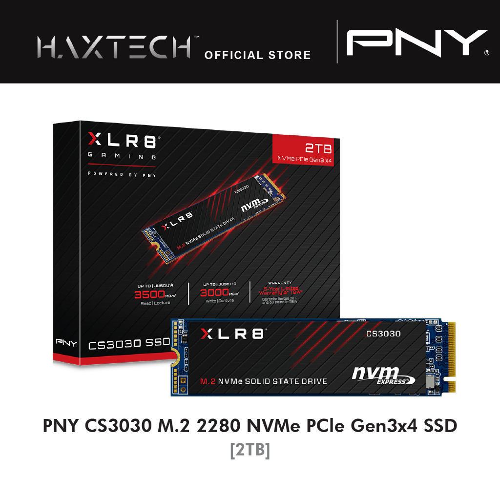 Pny Xlr Cs M Nvme Pcie Gen X Ssd Tb Shopee Malaysia