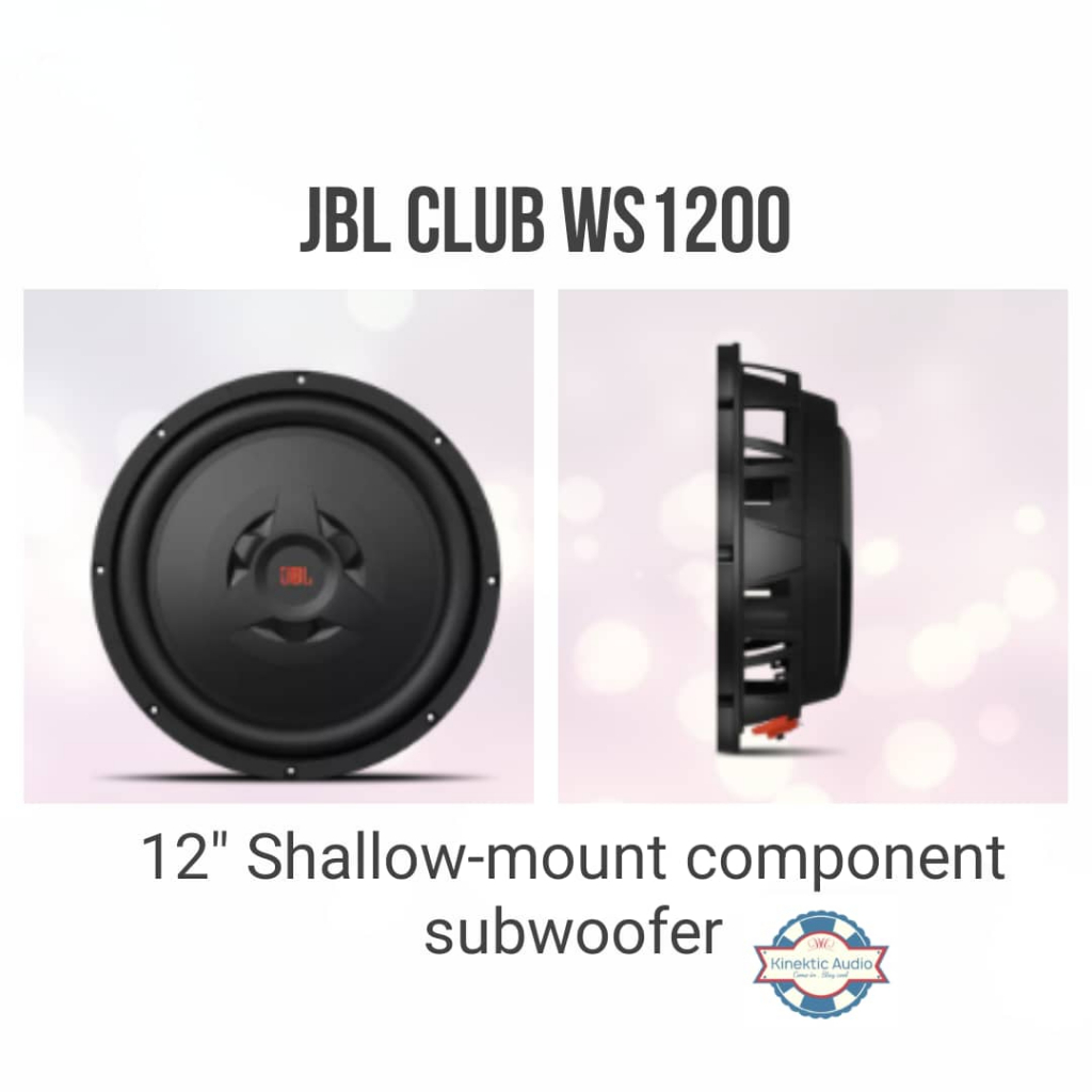 JBL Club WS1200 Club Series 12" shallowmount component subwoofer