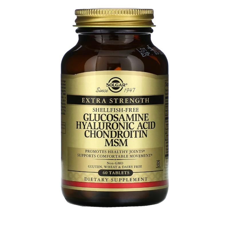 Glucosamine Hyaluronic Acid Chondroitin MSM, 60Tablets Shopee Malaysia
