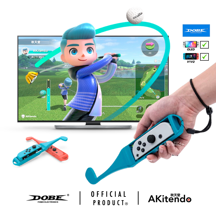 Nintendo Switch Joy Con Dobe Handle Golf for Mario Golf Super Rush  (TNS1140)