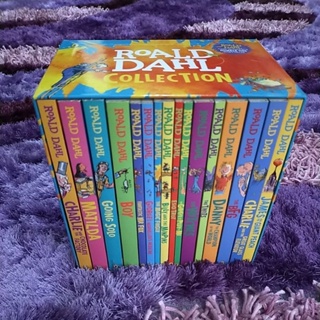 Roald Dahl Collection 16 Books Box Set hard case Charlie and the Chocolate  Factory BFG Matilda Esio Trot