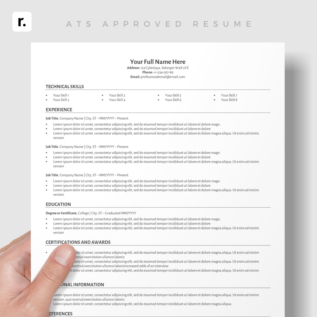 ATS Approved Resume and Cover Letter - My 11134207 23010 Gy82hwgb5omv00