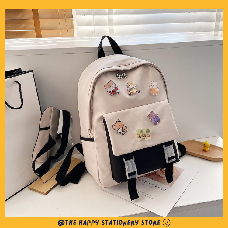 [Ready Stock] Backpack Woman Version Of Fashion Simple School Bag ...