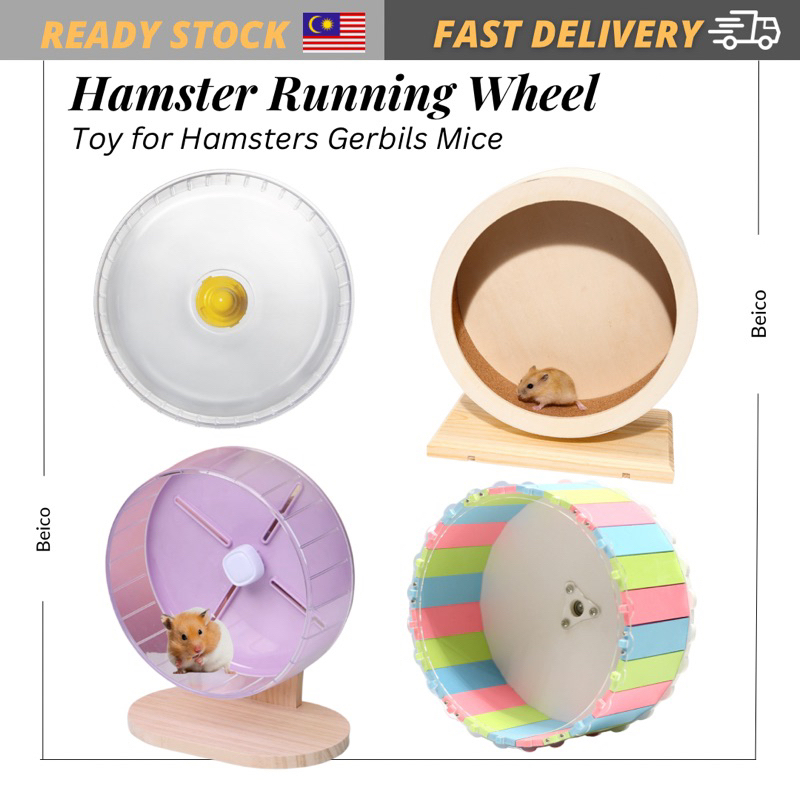 Hamster Wheel Silent Hamster Exercise Wheels Quiet Spinner Hamster