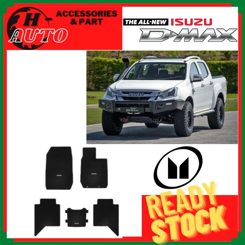 ISUZU DMAX CARPET MATS / FLOOR MATS (RED TAG) Shopee Malaysia