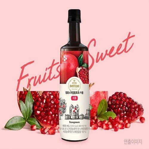CJ Petitzel Micho Fruit Vinegar Pomegranate & Pineapple Flavor 900ml