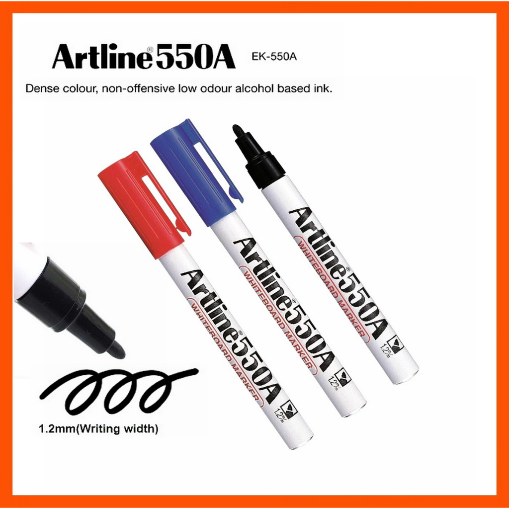 Artline 550A / 550 Whiteboard Marker 1.2mm Shopee Malaysia