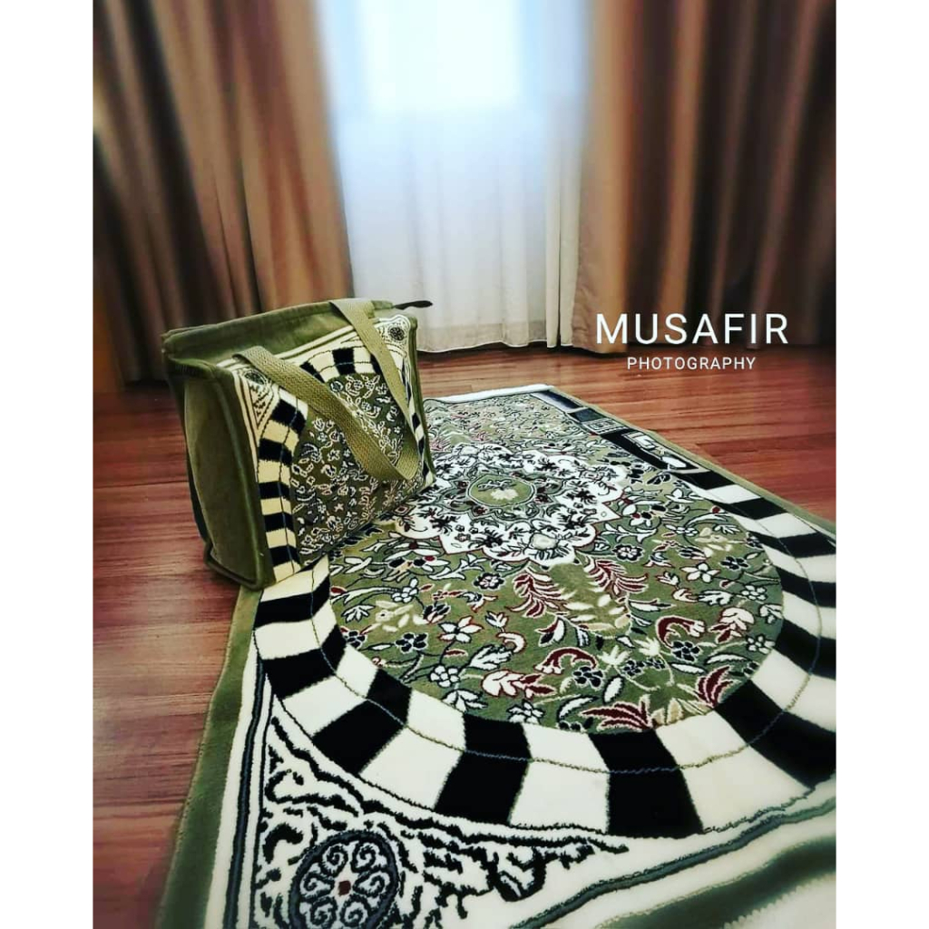 ⭐PRE-ORDER⭐ SEJADAH RAWDAH RAUDAH RAUDHAH (Hijau&Merah) + BEG - Tebal ...