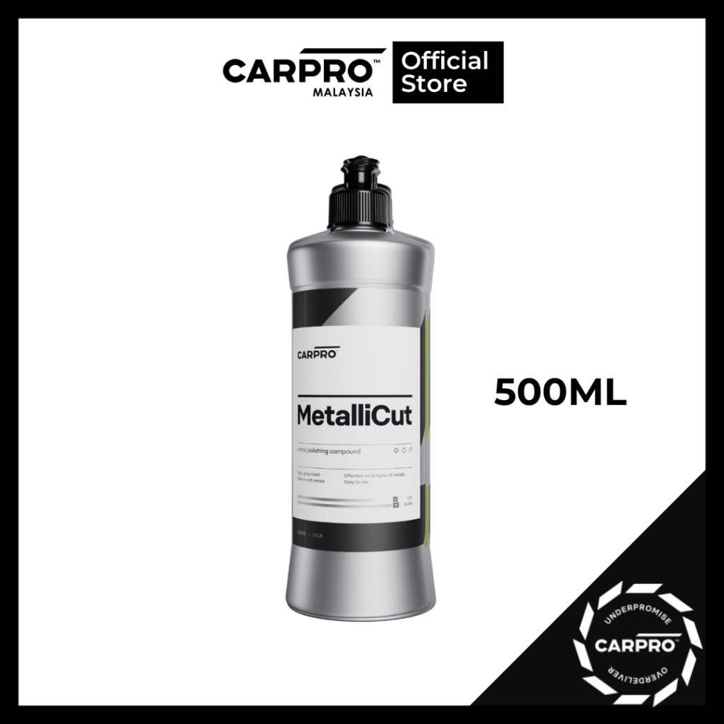 CARPRO MetalliCut (500ml) Metal & Chrome Polishing Compound With