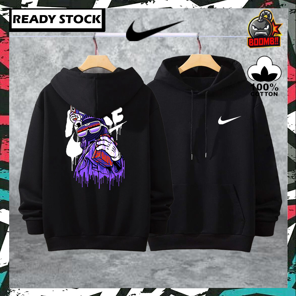 READY STOCK NIKE 5 Hoodie Jacket Sweater Clothes Long Sleeve Baju Sejuk Men Women Unisex Lelaki Wanita Shopee Malaysia