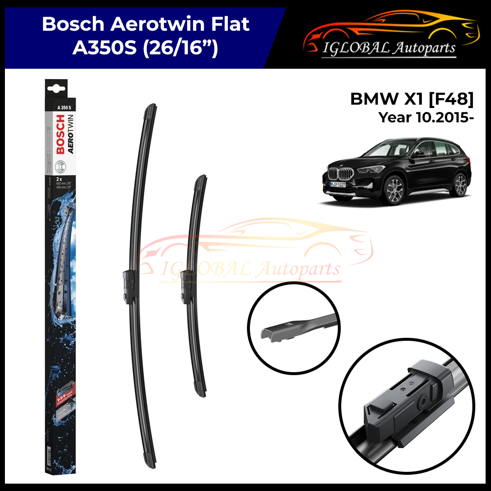 BMW X1 [F48] Year 2015 present A350S Windshield Wiper Bosch Aerotwin