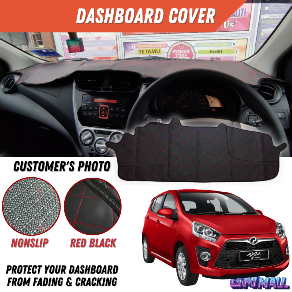 PERODUA AXIA DASHBOARD COVER Anti Slip Protector Pad karpet karpet ...