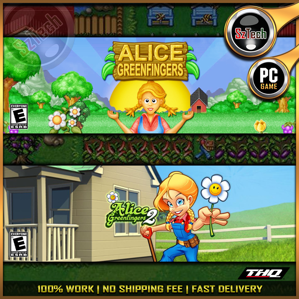 Alice Greenfingers 1 & 2 [PC GAME] 🔥 [ DIGITAL DOWNLOAD] 🔥Classic Games ...