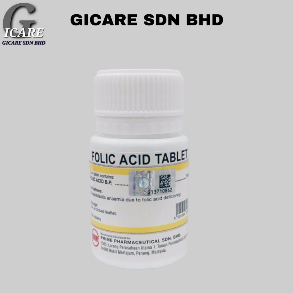 PRIME FOLIC ACID 100TAB (IN BOTTLE) | Shopee Malaysia
