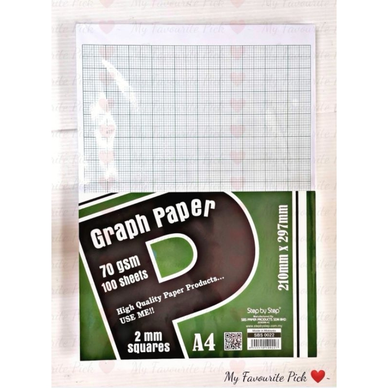 A4 Graph Paper Pack 70g 100sheets normal Shopee Malaysia