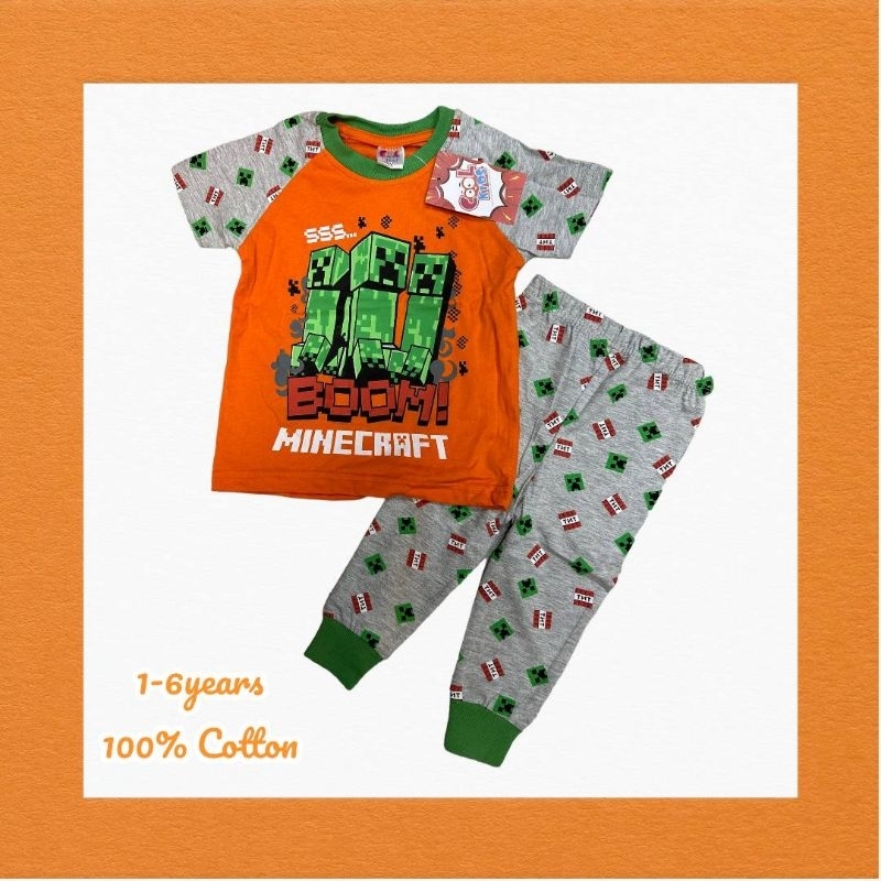 minecraft Pyjamas set Unisex | Shopee Malaysia