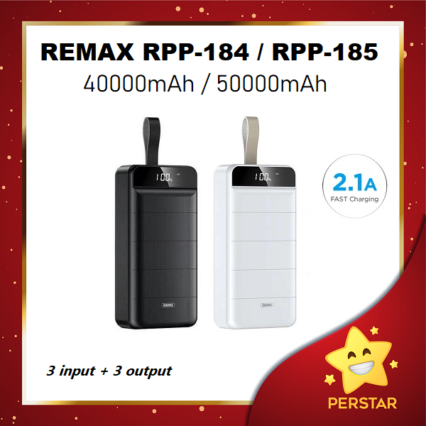 REMAX RPP-185 50000Mah LEADER SERIES, FAST CHARGING POWER BANK (OUTPUT