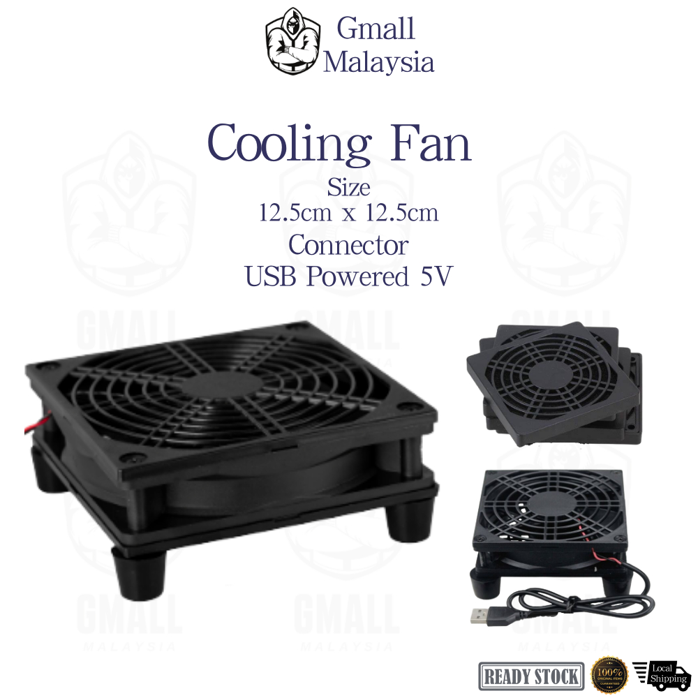 Cooling Fan Router Modem Fan Cooler 5v 12cm 1200rpm For TV Box Router
