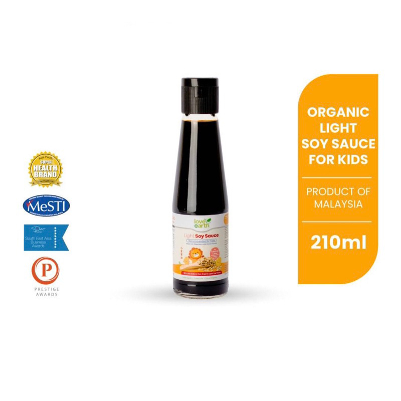 LOVE EARTH ORGANIC LIGHT SOY SAUCE FOR KIDS Exp 13122023 Shopee Malaysia