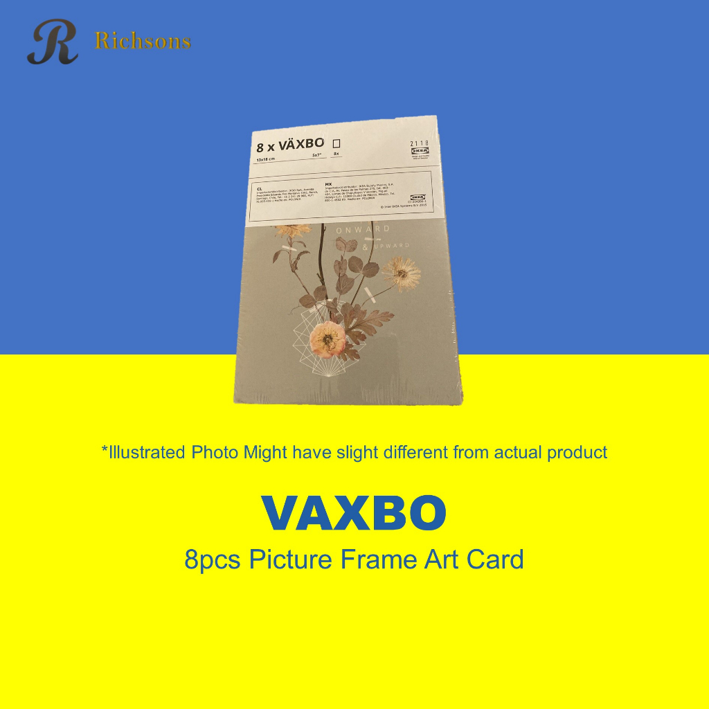 IKEA Original VAXBO 8pcs 2021 Limited Edition Picture Frame Art Card / Kad Gambar Shopee
