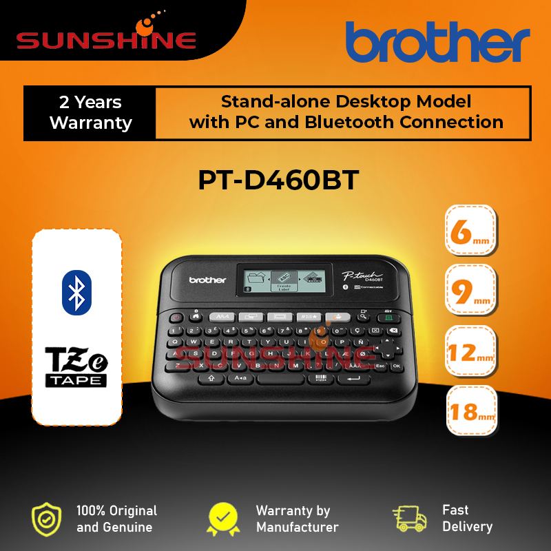 Brother PTouch PTD450 / PTD460BT Portable Handheld Label Maker