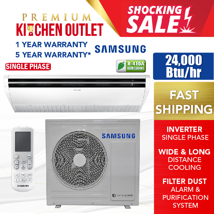 Samsung 24,000 Btu/hr Inverter Ceiling Suspended Air Conditioner ...