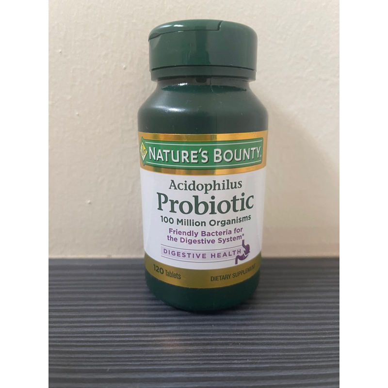 Nature’s Bounty Acidophilus Probiotic 120 tab Shopee Malaysia