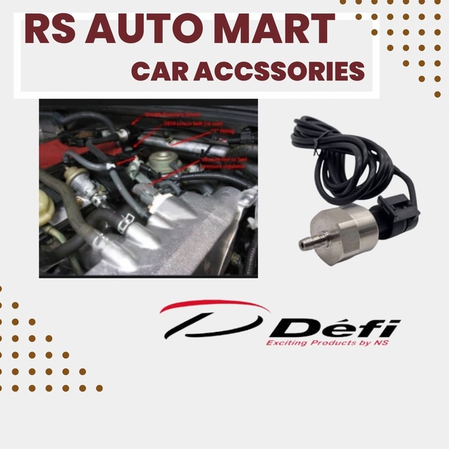 DEFI HKS GREDDY METER BOOST VACUUM SENSOR FULL SET HIGH SPEC | Shopee ...