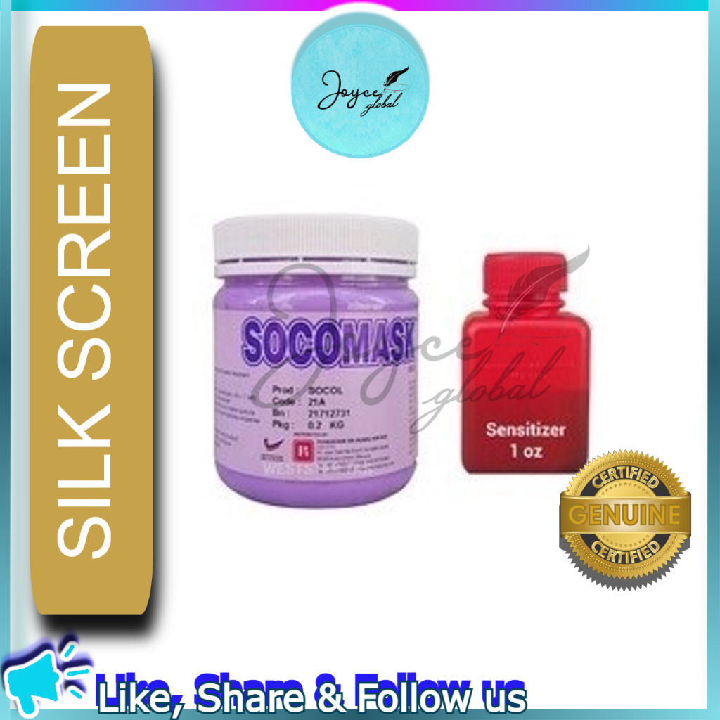 Arto's Photo Emulsion with Sensitizer For Textile Silk Screen Printing