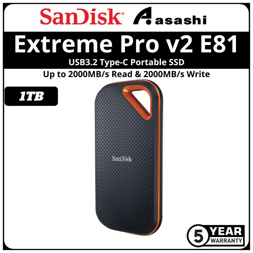 Sandisk Extreme Extremev2 Extreme Pro V2 E30 E61 E81 250gb500gb1tb2tb Portable Ssd 6787