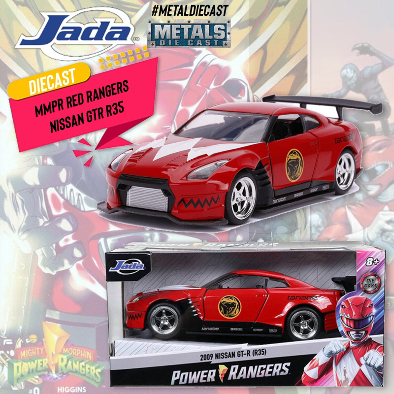 MMPR RED RANGERS NISSAN GTR R35 | Shopee Malaysia