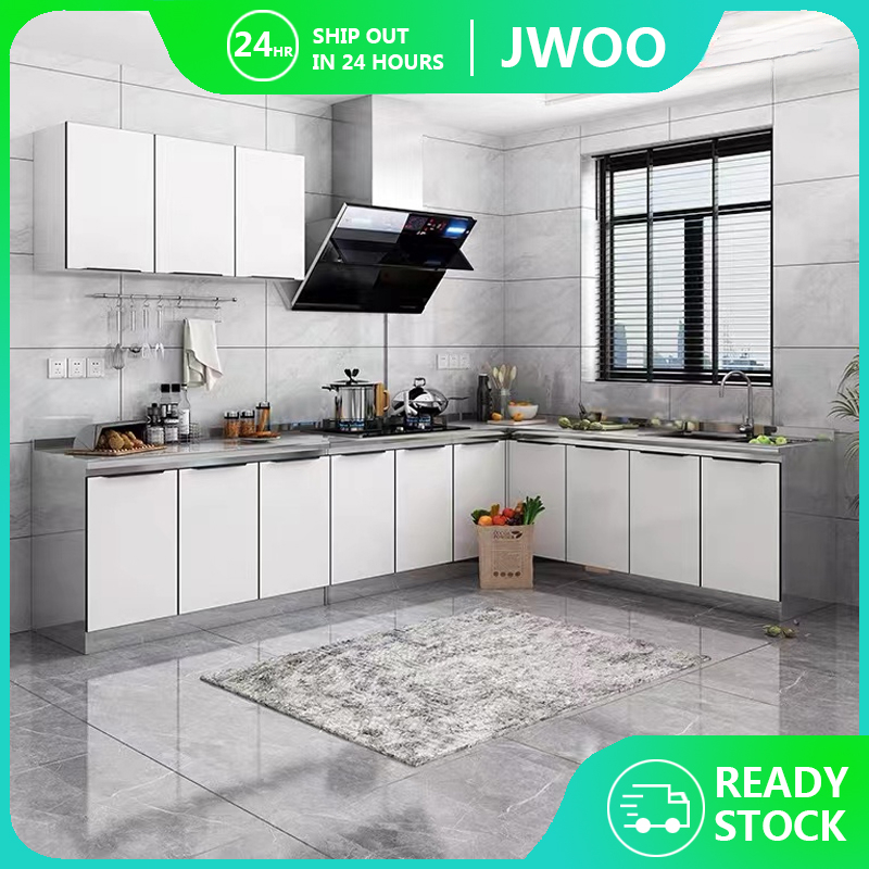 Ready stock🔥 Kitchen Almari Dapur Murah Stainless Steel kichen