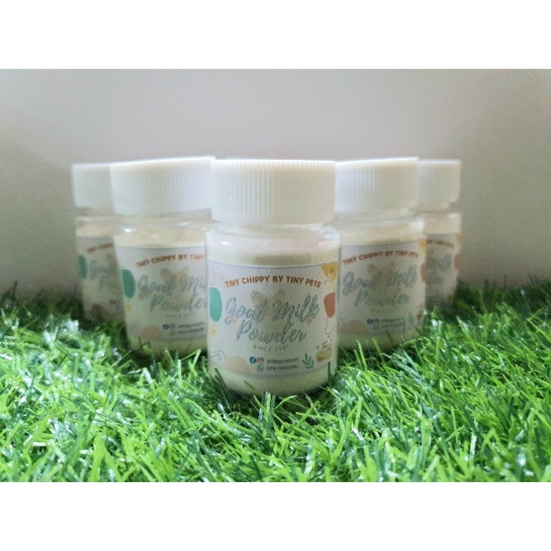【Tiny Chippy】Goat Milk Powder for Hamster Rabbits Guinea Pig Sugar ...