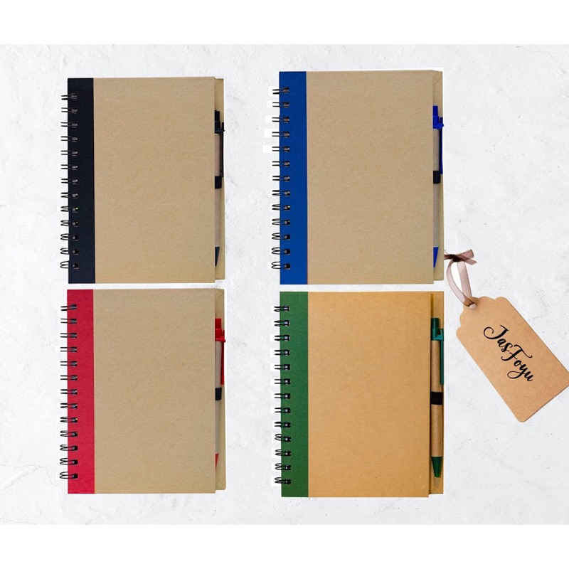ECO Notebook / sticky note Noteslock pen Portable Notebook Selfstick