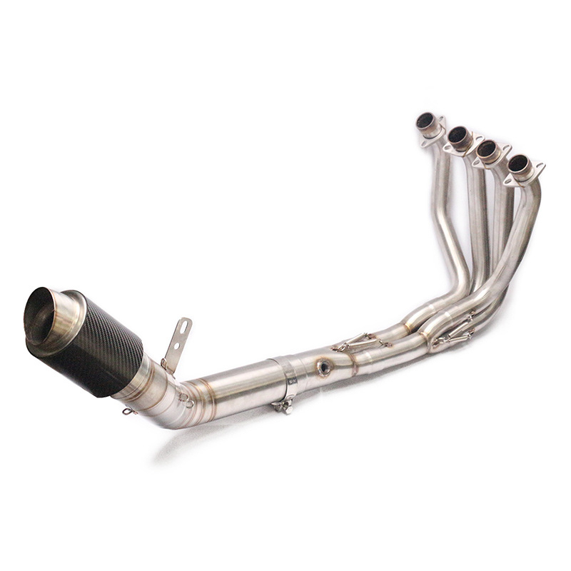 Motorcycle Modified Kawasaki Z900 Exhaust Pipe Full Section Carbon
