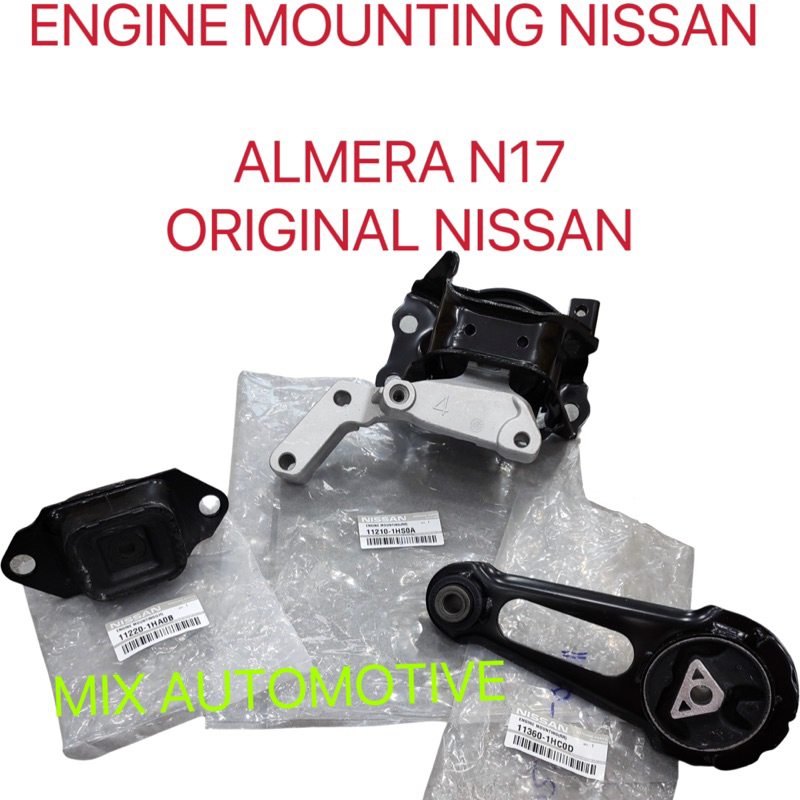 Original Nissan Almera N Engine Mounting Set Pcs Biji Made In Japan Harga Promosi