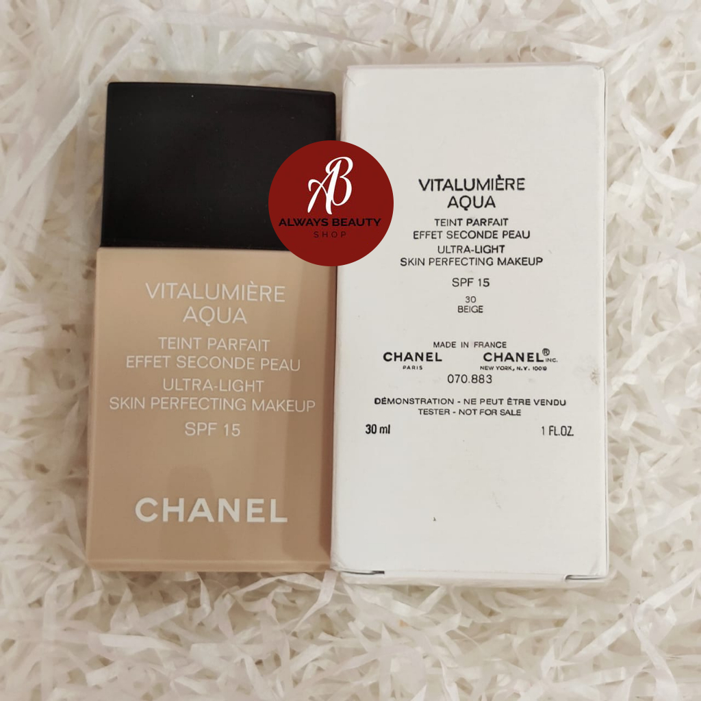 Chanel tester VITALUMIERE AQUA Ultra-light skin perfecting