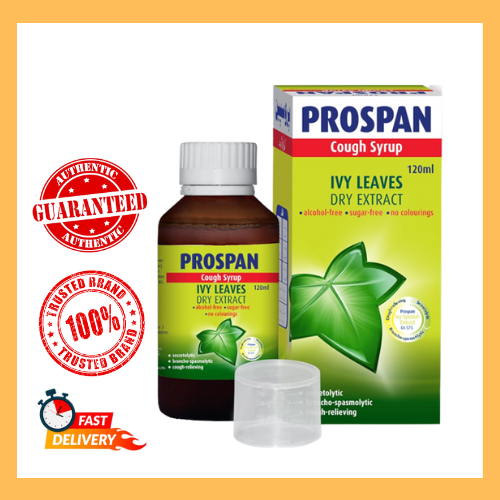 PROSPAN COUGH SYRUP DRIED IVY LEAF EXTRACT 100ml (Exp07/2026) Shopee