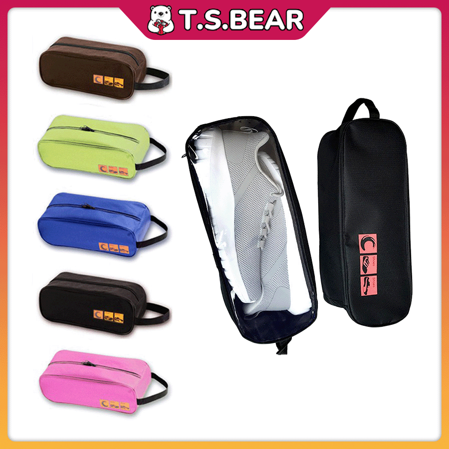 Portable Shoe Bag Pouch Travel Waterproof Storage Organizer Beg Kasut