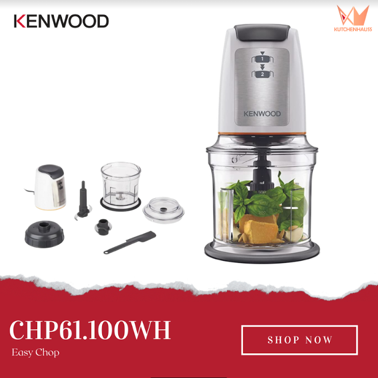 Ricambio Originale Lama Doppia Per Tritatutto Kenwood EasyChop CHP61 - Per Modelli CHP61.100/200 Tritatutto Braun