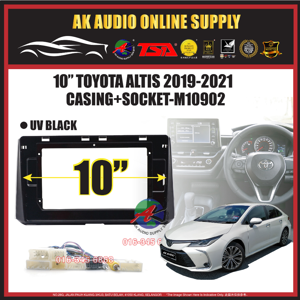 Toyota Corolla Altis 2019 - 2021 Android 10