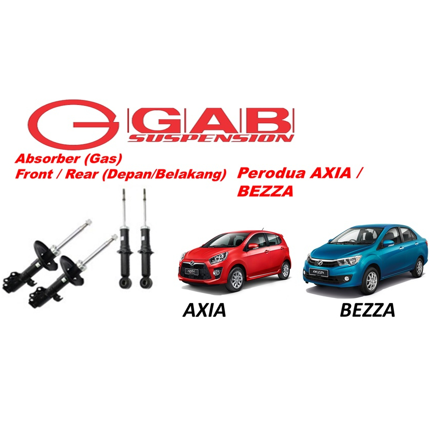 Original GAB Absorber Perodua Axia, Bezza(GAS) Shopee Malaysia