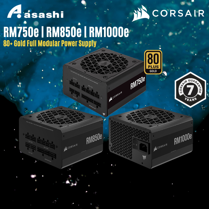 Corsair RMe Series RM750e RM850e RM1000e 80+ Gold Full Modular