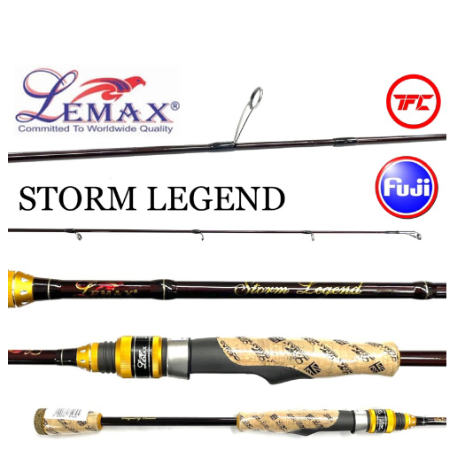 LEMAX Storm Legend Baitcast & Spinning Fishing Rod BC Baitcasting