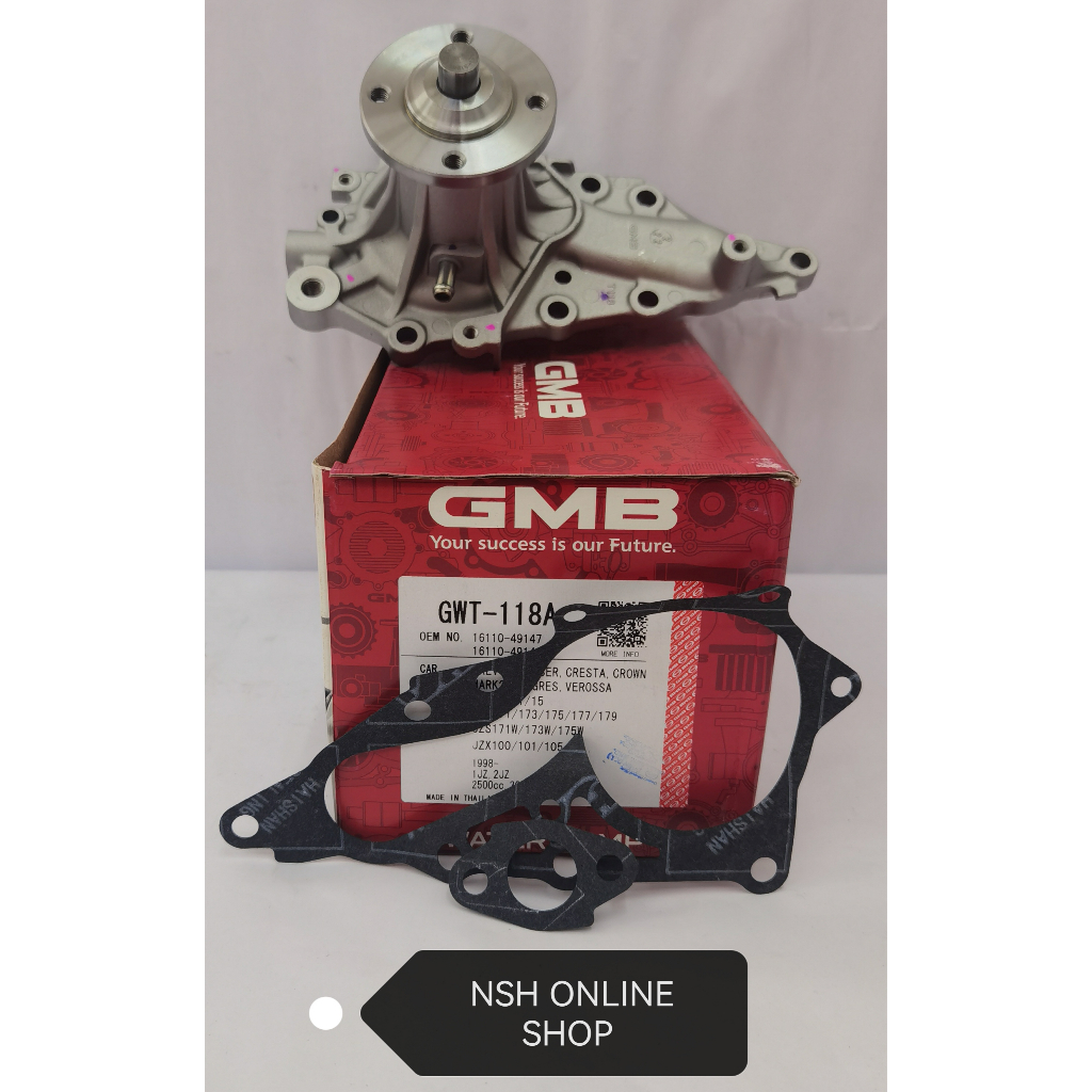 GMB Water Pump For 1992-1997 Lexus GS300 SC300 & Toyota Supra 3.0L 2JZ-GE – 170-2270