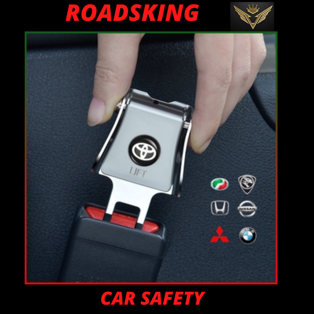 car safety seat belt buckle clip extender metal hard plug alarm stopper