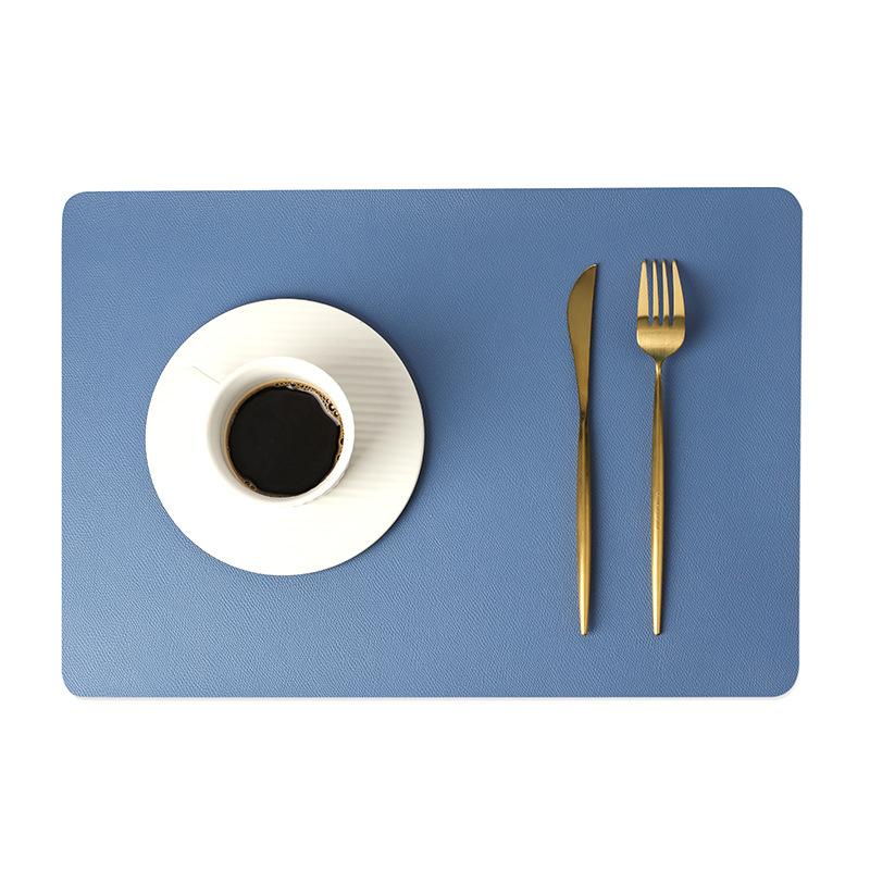 Faux Leather Table Placemats Table Mats Washable Heat Resistant Non