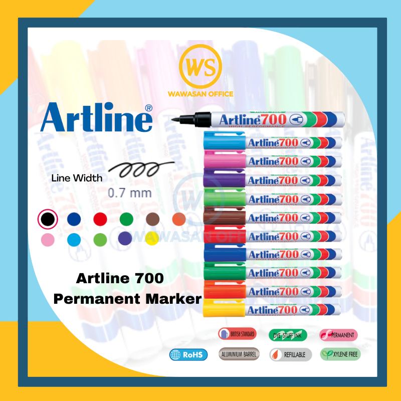 Artline 700 Permanent Marker / Marker Pen | Shopee Malaysia